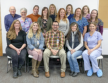 Group photo of the Syringa Hospice staff